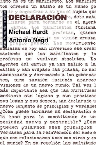 Portada de Declaración