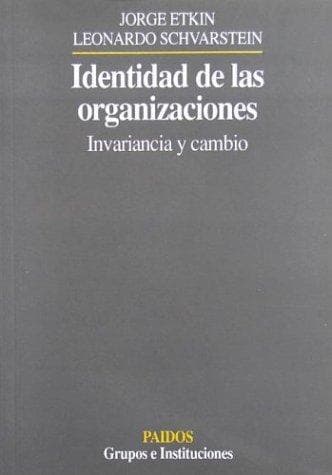 Portada de Identidad De Las Organizaciones